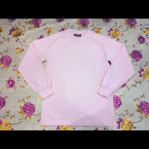 Plain Pink Long Sleeve Shirt